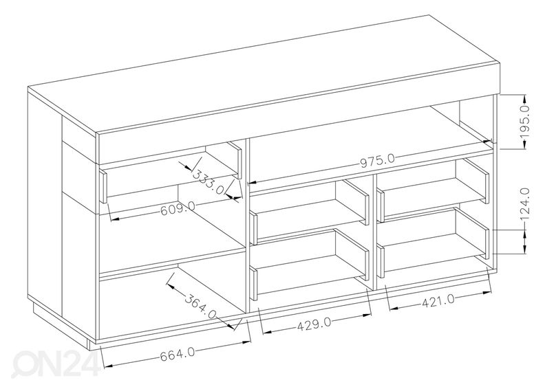 Kummut valge/tamm suurendatud