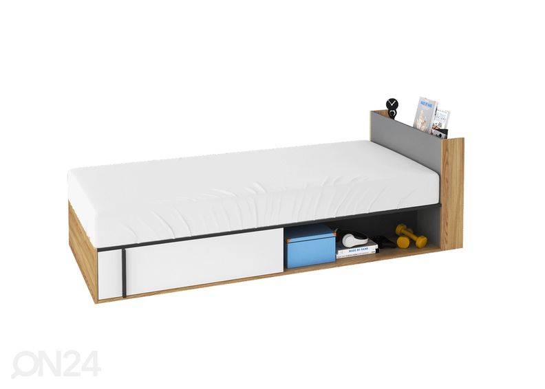 Kušett pesukastiga 90x200 cm suurendatud