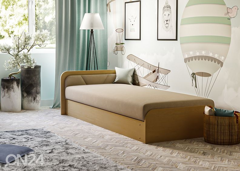 Kušett pesukastiga Pamela 80x190 cm suurendatud