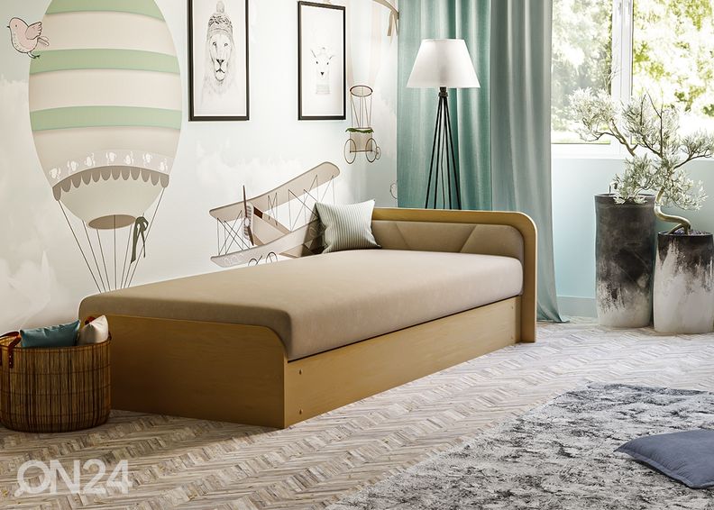 Kušett pesukastiga Pamela 80x190 cm suurendatud