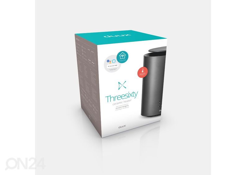 Kütteseade Duux Threesixty Smart Fan + Heater DXCH09, hall suurendatud