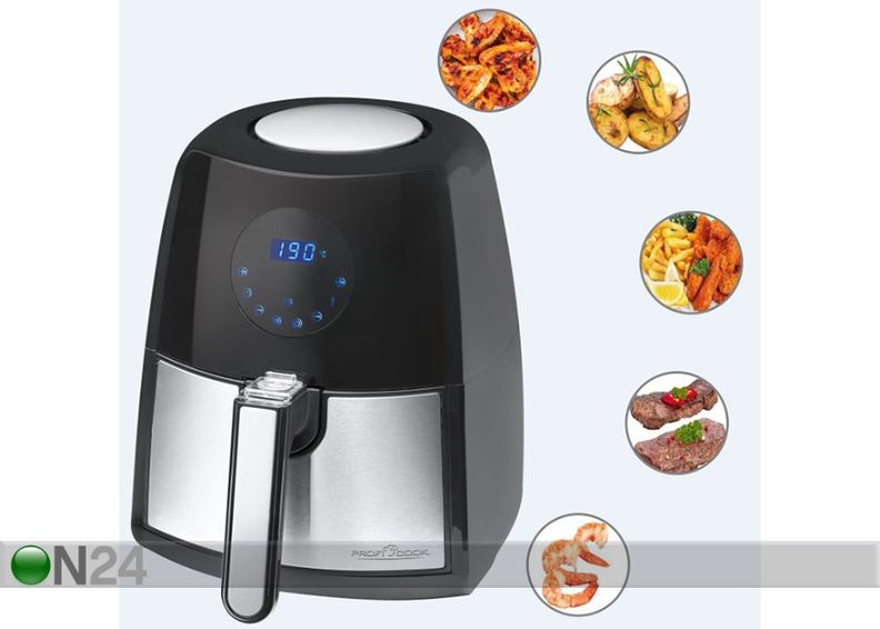 Kuumaõhu fritüür ProfiCook suurendatud