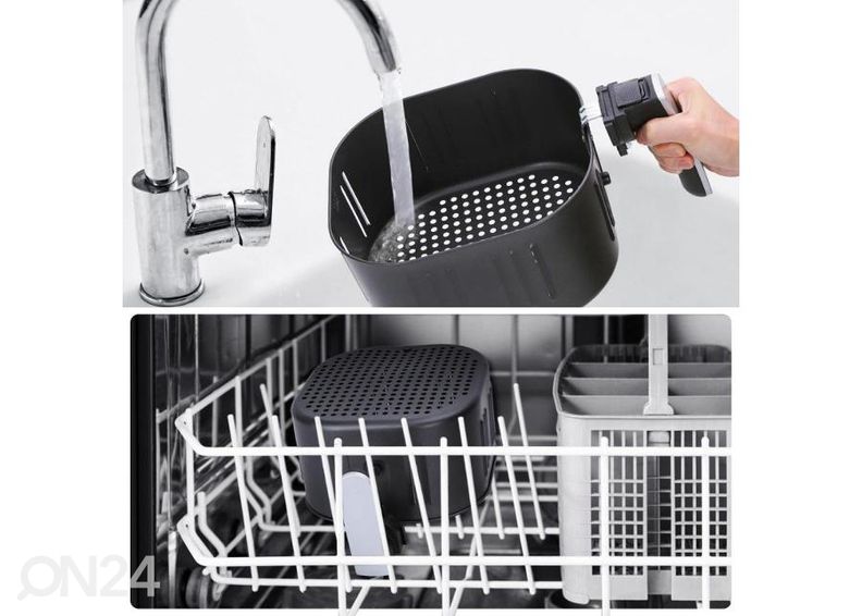 Kuumaõhufritüür Klausberg 5,5 L, must suurendatud