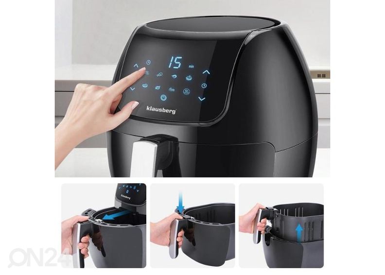 Kuumaõhufritüür Klausberg 7,7 L, pronks suurendatud