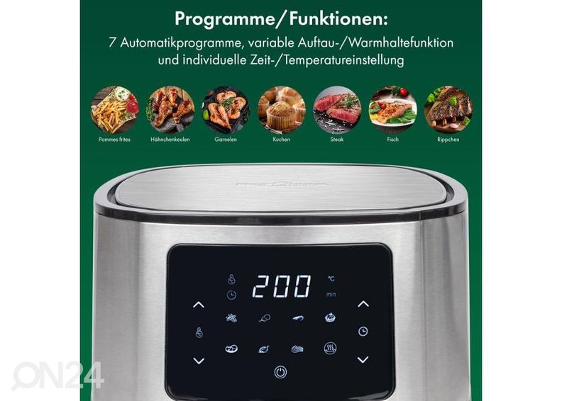 Kuumaõhufritüür ProfiCook PCFR1239H suurendatud