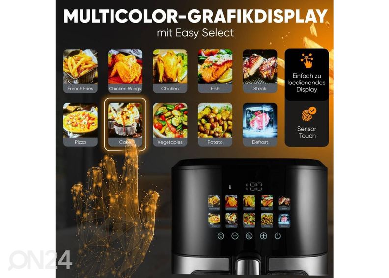 Kuumaõhufritüür ProfiCook PCFR1286H suurendatud