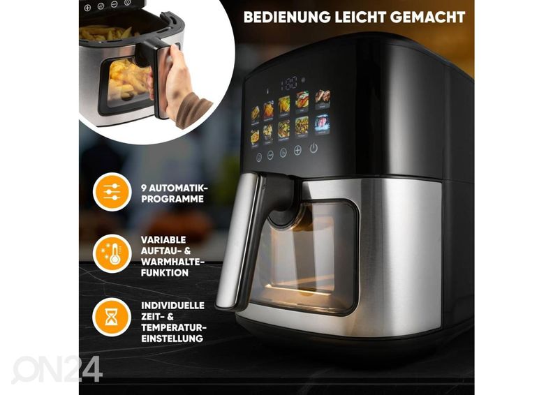 Kuumaõhufritüür ProfiCook PCFR1286H suurendatud