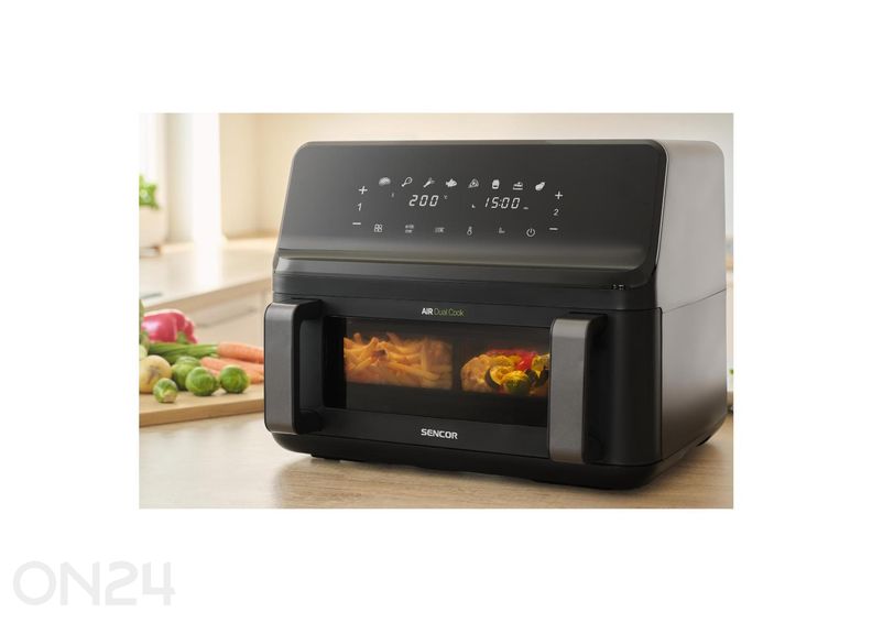 Kuumaõhufritüür Sencor SFR9650BK, 2x4,5 L suurendatud