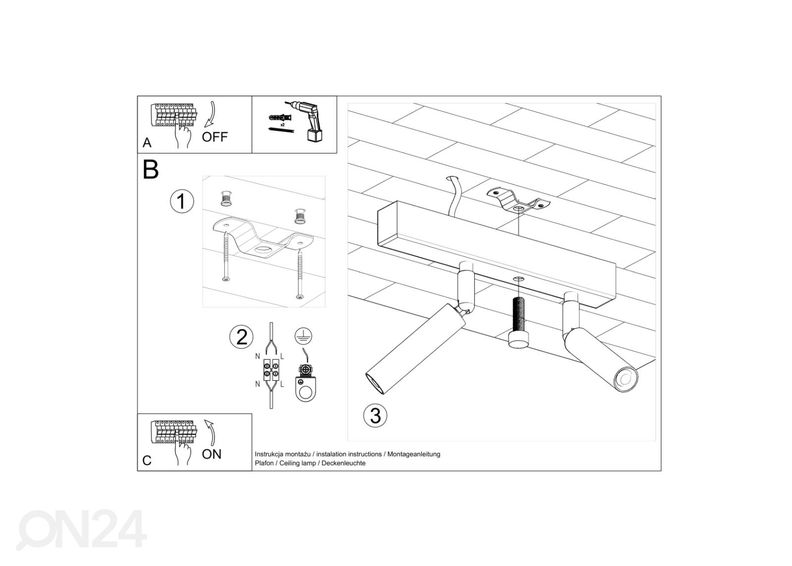 Laelamp Eyetech 2, must suurendatud