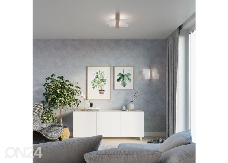 Laelamp Feniks 2, naturaalne puit suurendatud