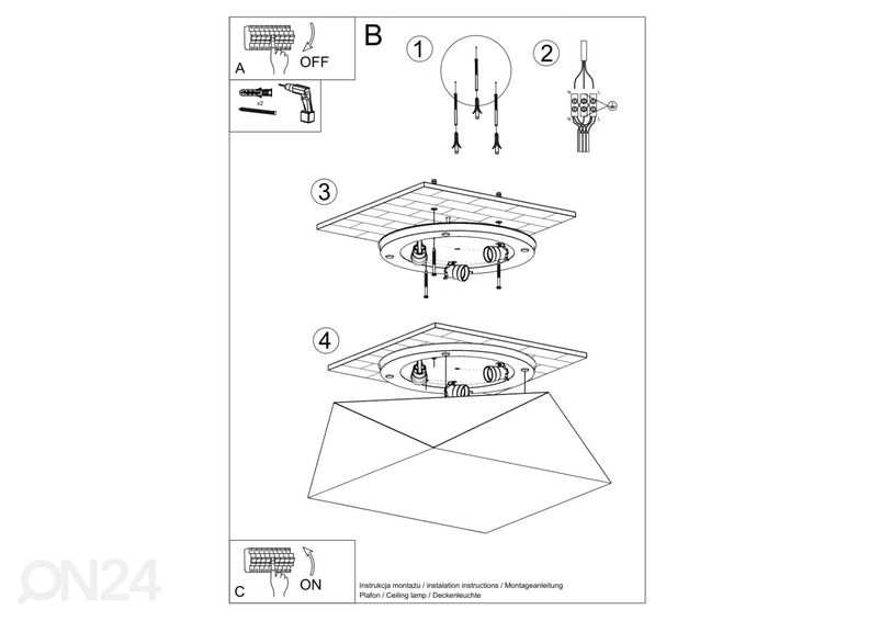 Laelamp Hexa 45 suurendatud
