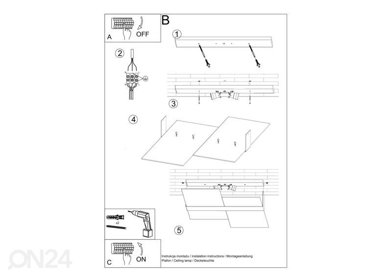 Laelamp Massimo, kroom suurendatud