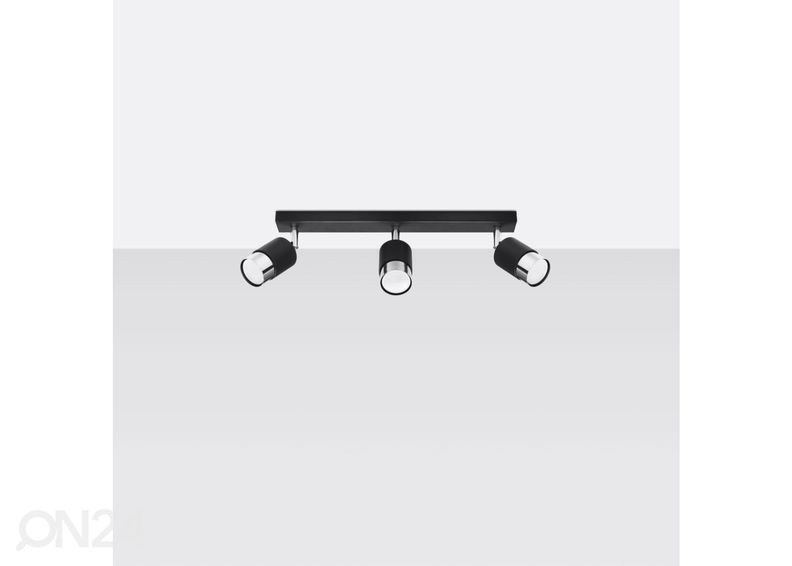 Laelamp Nero 3, must/kroom suurendatud