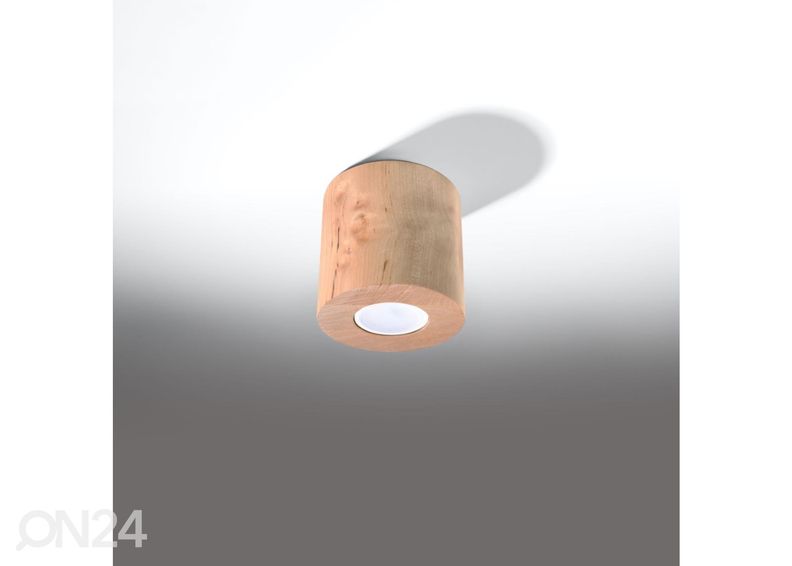 Laelamp Orbis, naturaalne puit suurendatud