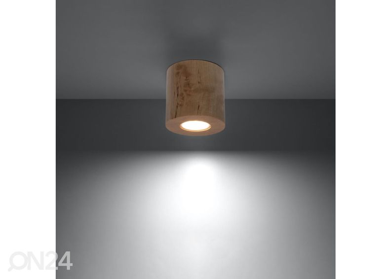 Laelamp Orbis, naturaalne puit suurendatud