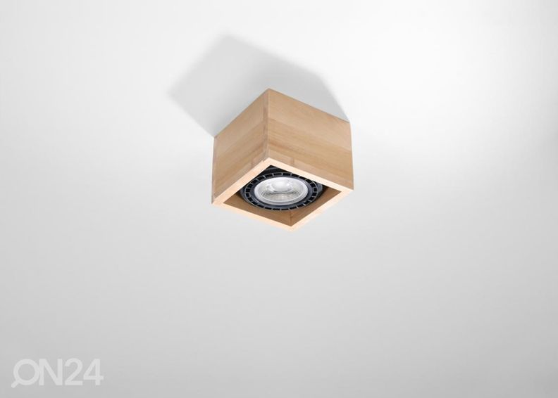 Laelamp Quatro 1, naturaalne puit suurendatud