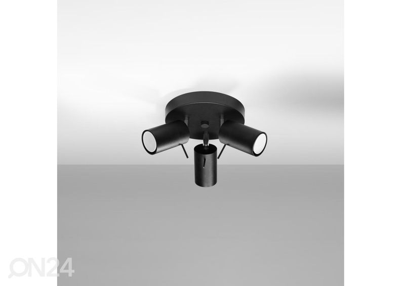 Laelamp Ring 3P, must suurendatud