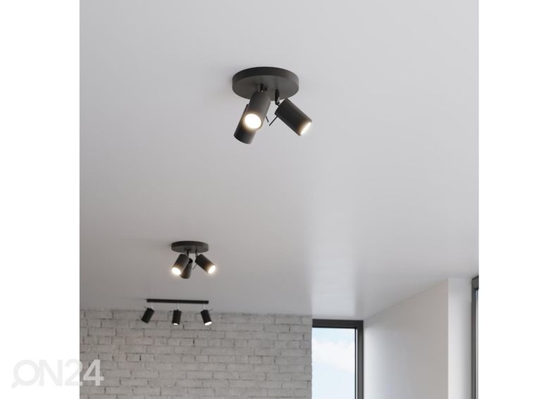 Laelamp Ring 3P, must suurendatud