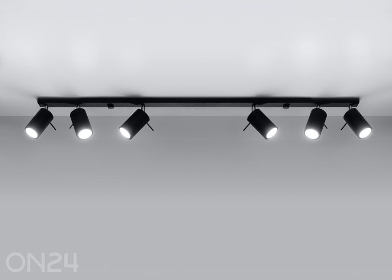 Laelamp Ring 6L, must suurendatud