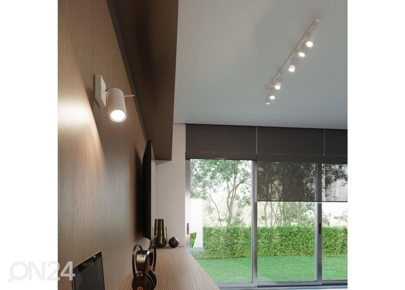 Laelamp Ring 6L, valge suurendatud