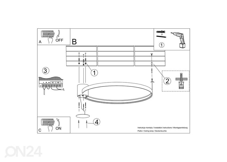 Laelamp RIO 110, 3000K suurendatud