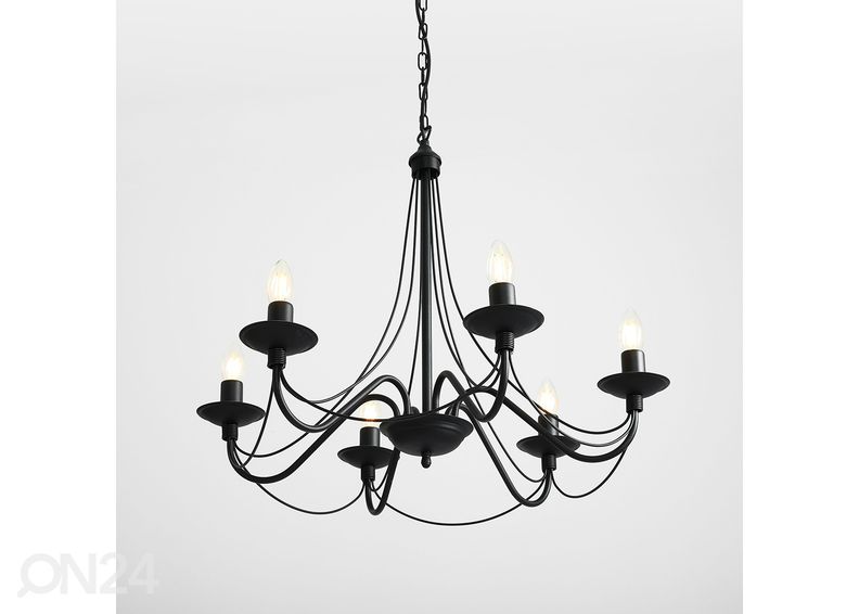 Laelamp Roza, must suurendatud