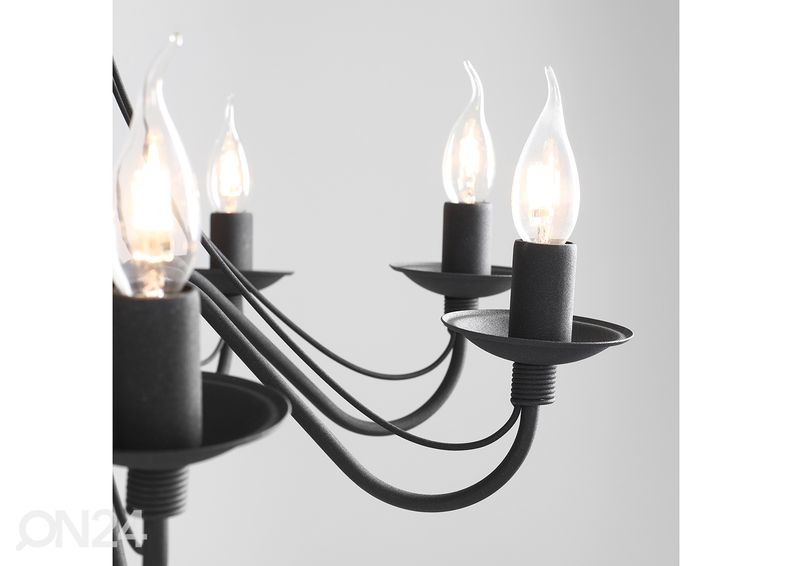 Laelamp Roza, must suurendatud