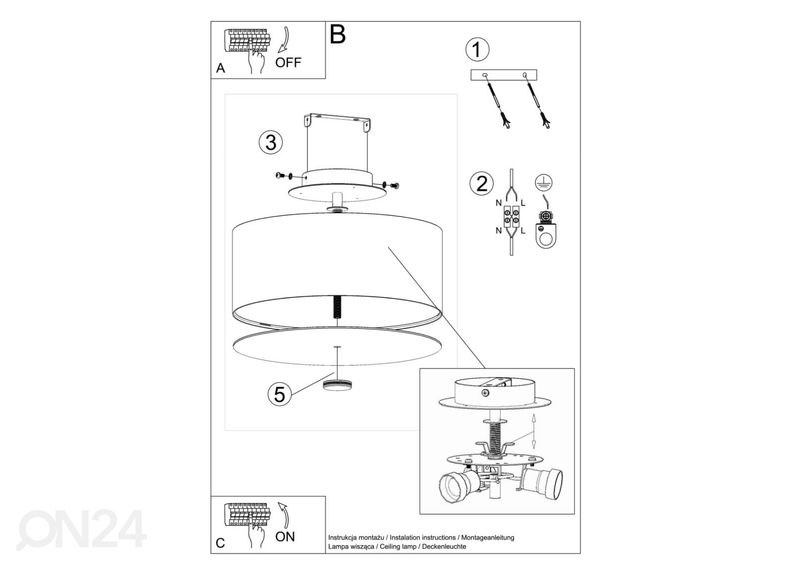 Laelamp Skala 30, valge suurendatud