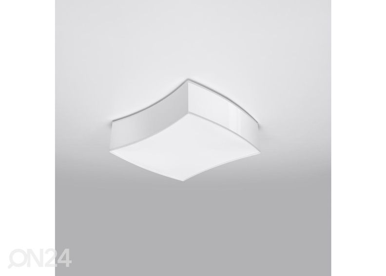 Laelamp Square 1, valge suurendatud