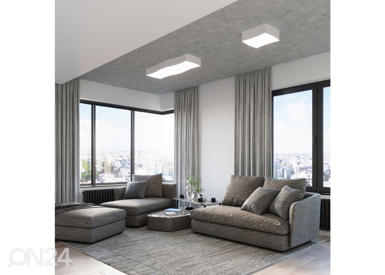 Laelamp Square 1, valge suurendatud