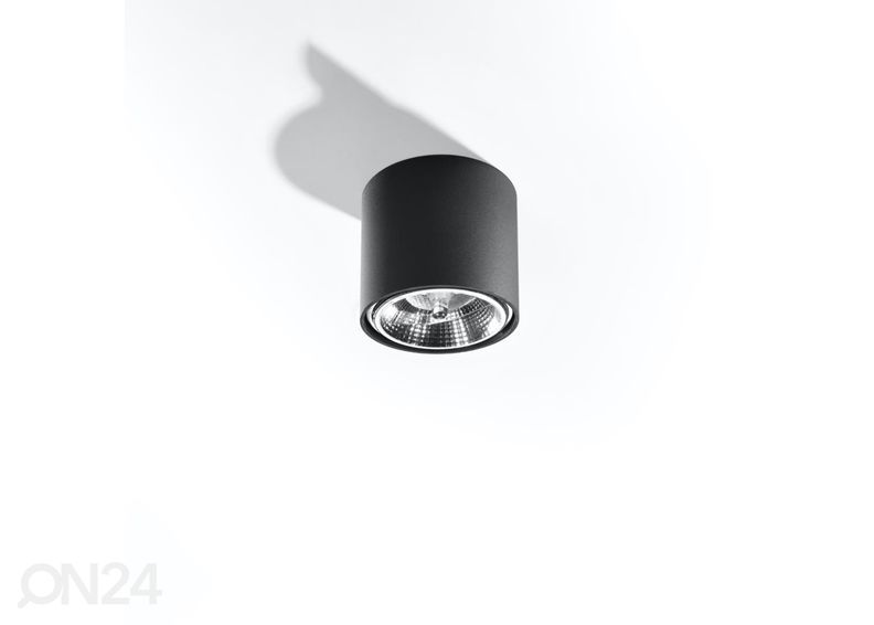 Laelamp Tiube, must suurendatud