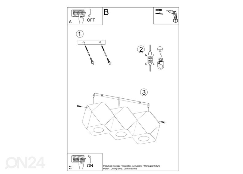Laelamp Woody 3, naturaalne puit suurendatud