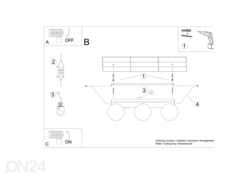 Laelamp Yoli 3 suurendatud