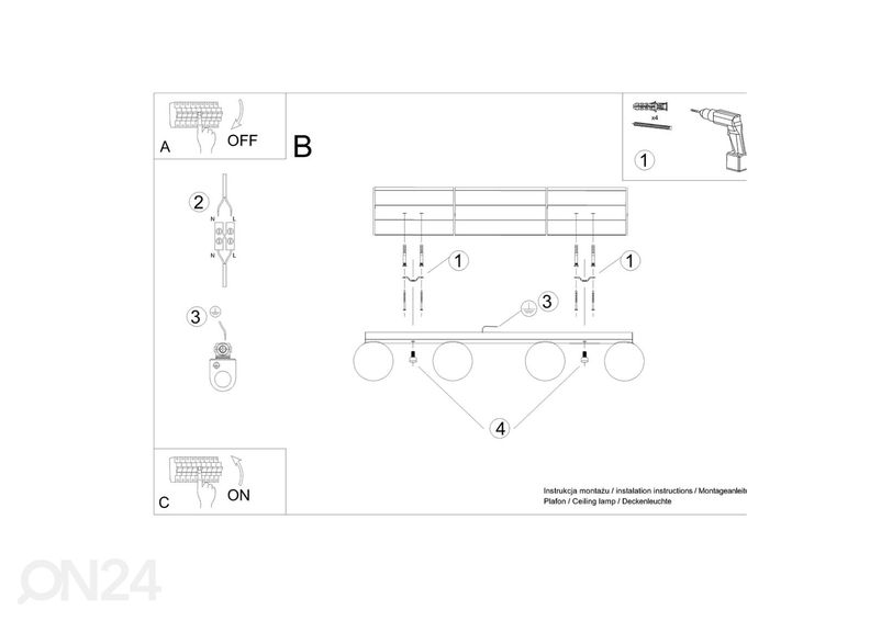 Laelamp Yoli 4 suurendatud