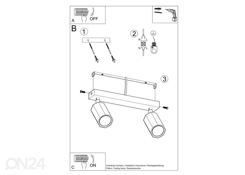 Laelamp Zeke 2, tamm suurendatud
