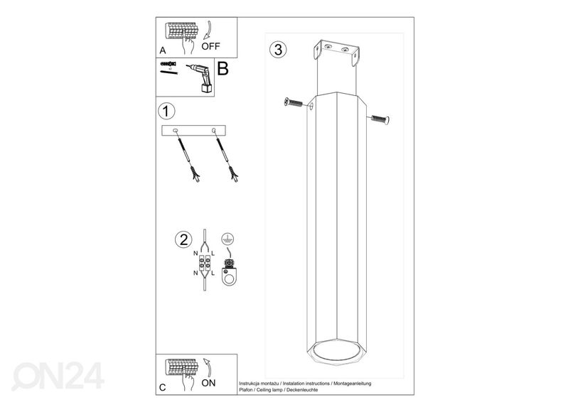 Laelamp Zeke 30, tamm suurendatud