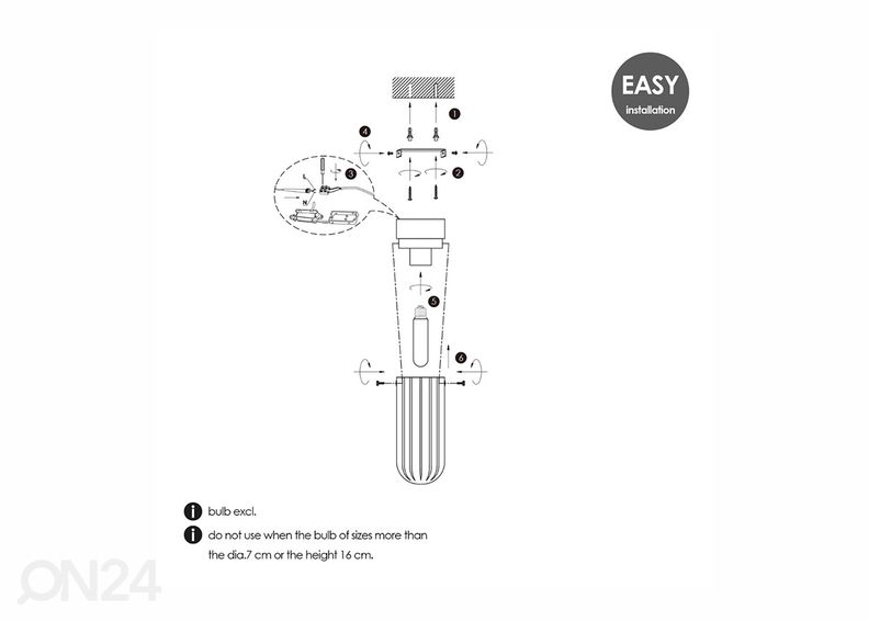 Laevalgusti Capri suurendatud