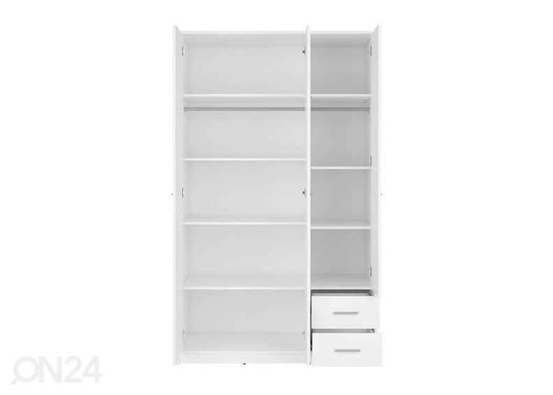 Laiad riiulid riidekapile 118,5 cm suurendatud