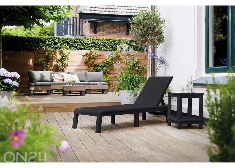 Lamamistool Keter Mallorca Sunlounger, grafiit suurendatud