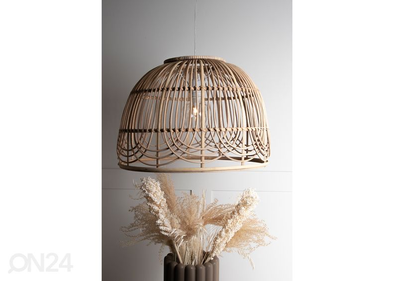 Lambikuppel Bali Ø50 cm, naturaalne suurendatud