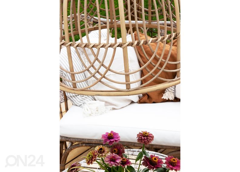 Lambikuppel Bali Ø50 cm, naturaalne suurendatud