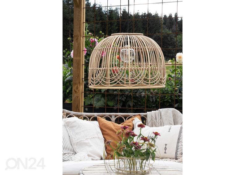 Lambikuppel Bali Ø50 cm, naturaalne suurendatud