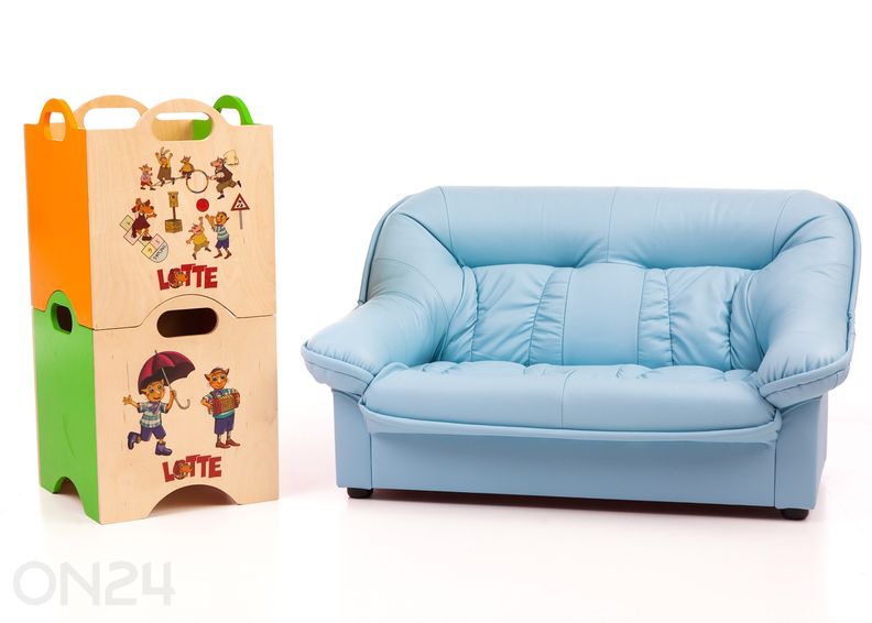 Laste diivan Mini Spencer suurendatud