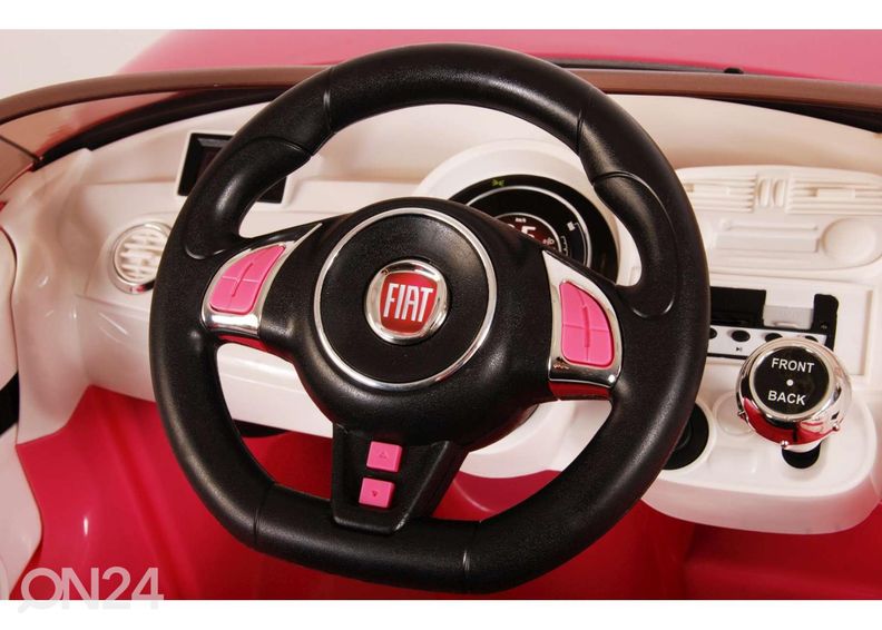 Laste elektriauto fiat 500cc 12V suurendatud