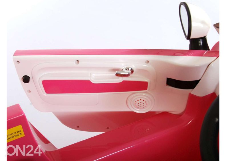 Laste elektriauto fiat 500cc 12V suurendatud