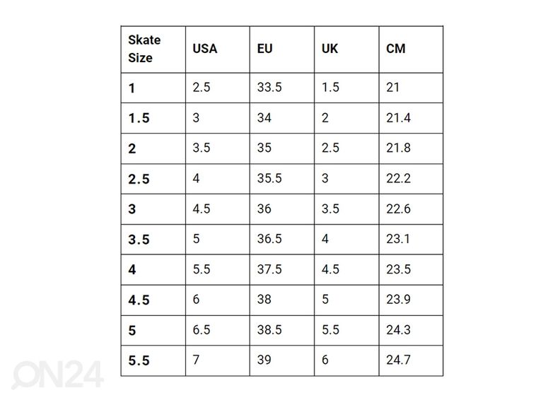 Laste hokiuisud Bauer NSX suurendatud
