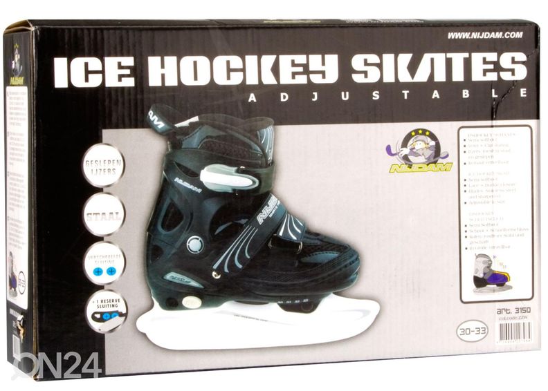 Laste Jäähoki Uisud 6 Nijdam suurendatud