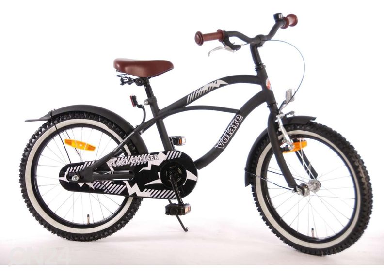 Laste jalgaratas 18 tolli Black Cruiser Volare suurendatud