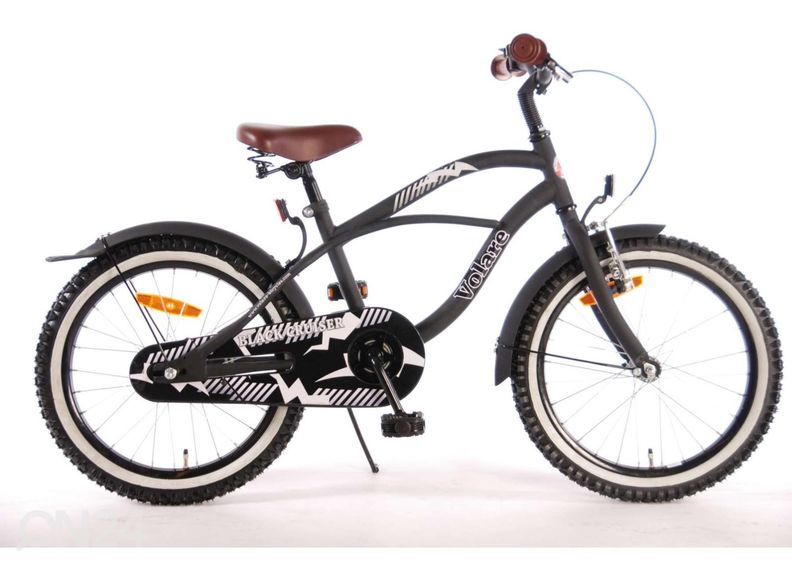 Laste jalgaratas 18 tolli Black Cruiser Volare suurendatud