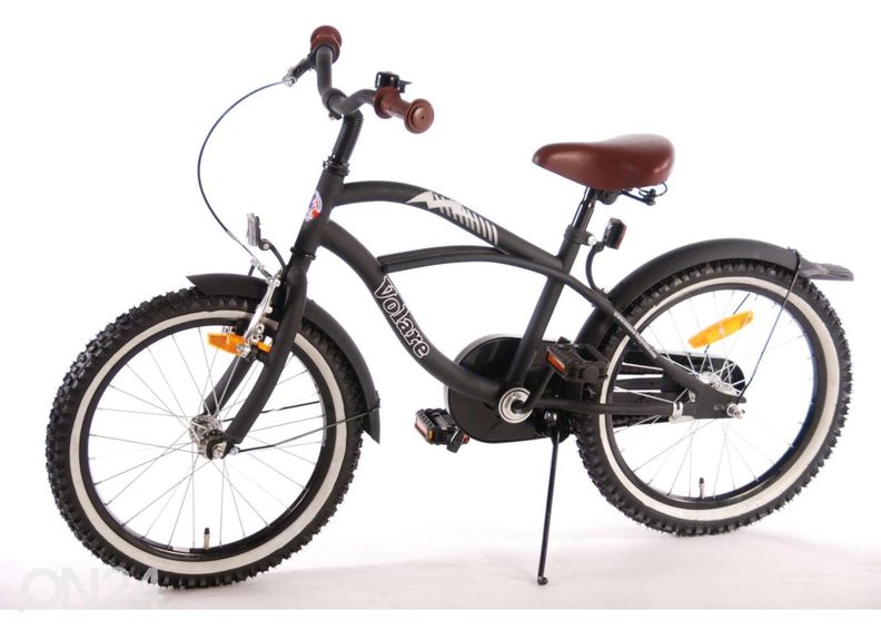 Laste jalgaratas 18 tolli Black Cruiser Volare suurendatud